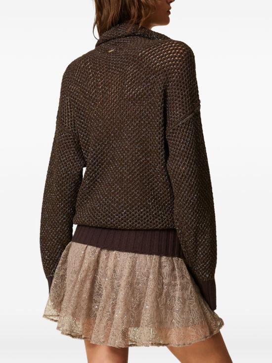 26FW 트윈셋 스웨터 262TF3010 S2232513611 BROWN - TWINSET
