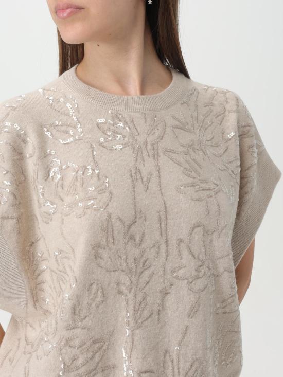  브루넬로 쿠치넬리 스웨터 i261549 BEIGE - BRUNELLO CUCINELLI