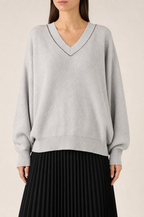  브루넬로 쿠치넬리 스웨터 i261746 GREY