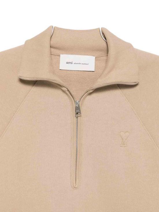 26FW 아미 스웨터 USW798747A184 BEIGE - AMI