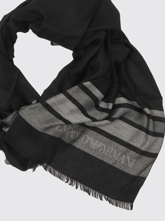 26FW 엠포리오 아르마니 머플러/스카프 EM007180AF29142 FC026 Black - EMPORIO ARMANI