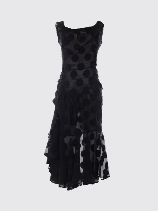 26FW 비비안웨스트우드 롱 원피스 1101034SW01NO N201 Black - VIVIENNE WESTWOOD