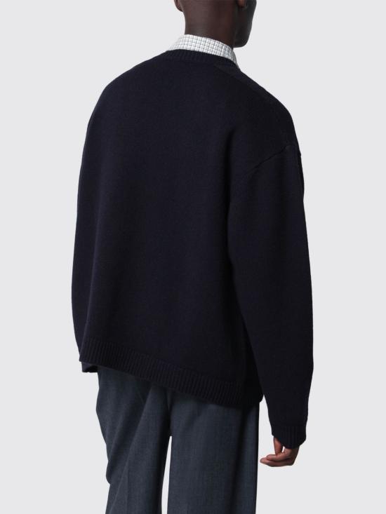 26FW 스튜디오 니콜슨 스웨터 HEMYLSNM377 DARKEST Navy - STUDIO NICHOLSON