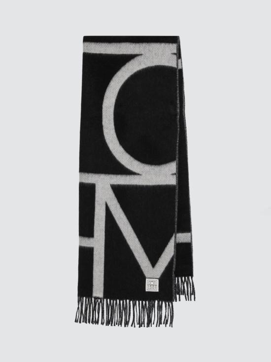 26FW 토템 머플러/스카프 264WSC0182FB0810 001 Black - TOTEME