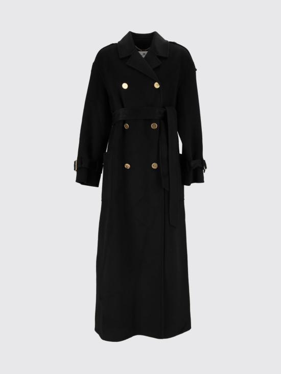 26FW 엘리자베타프랜치 코트 CP02D66E2 110 Black - ELISABETTA FRANCHI
