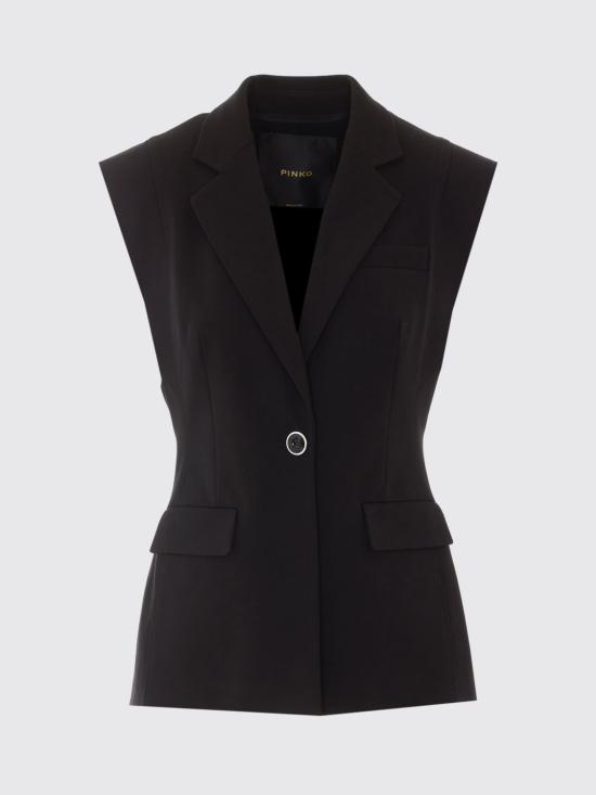 26FW 핑코 베스트 107424A3AH Z99 Black - PINKO