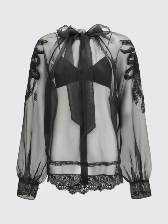 26FW 에르마노 설비노 셔츠 D492K760RGAPORG 95708 Black - ERMANNO SCERVINO