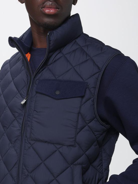 26FW 세이브더덕 베스트 D82985MMIRO23 90010 Blue - SAVE THE DUCK