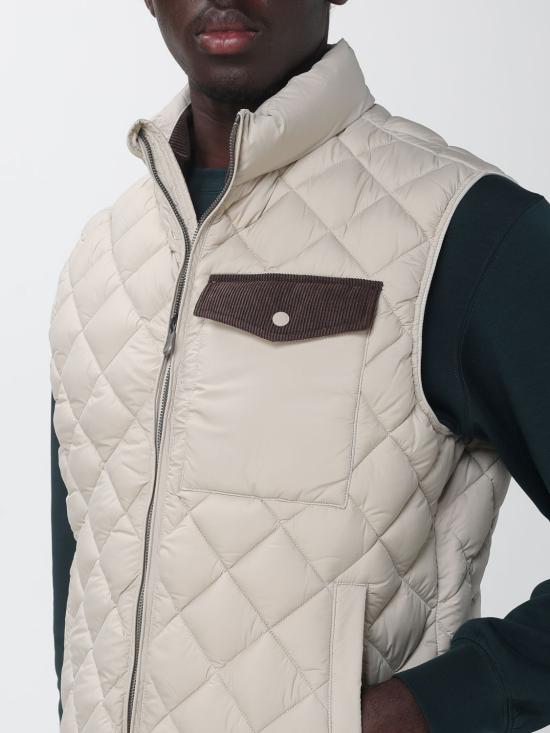 26FW 세이브더덕 베스트 D82985MMIRO23 40019 Ivory - SAVE THE DUCK