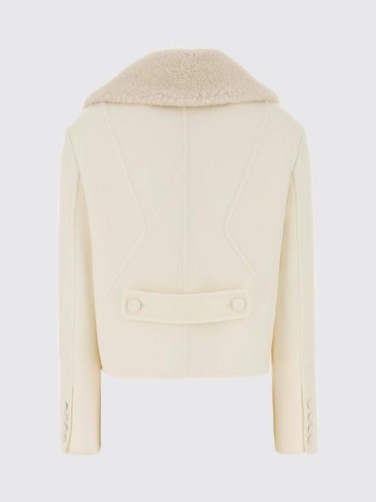 26FW 에르마노 설비노 코트 D496I311SHZBG 14800 Ivory - ERMANNO SCERVINO