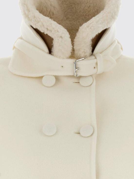 26FW 에르마노 설비노 코트 D496I311SHZBG 14800 Ivory - ERMANNO SCERVINO