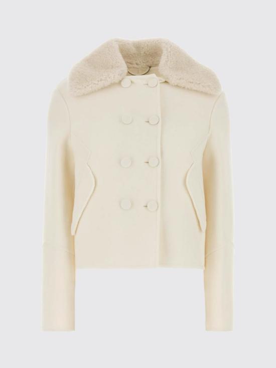 26FW 에르마노 설비노 코트 D496I311SHZBG 14800 Ivory - ERMANNO SCERVINO