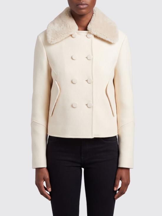 26FW 에르마노 설비노 코트 D496I311SHZBG 14800 Ivory