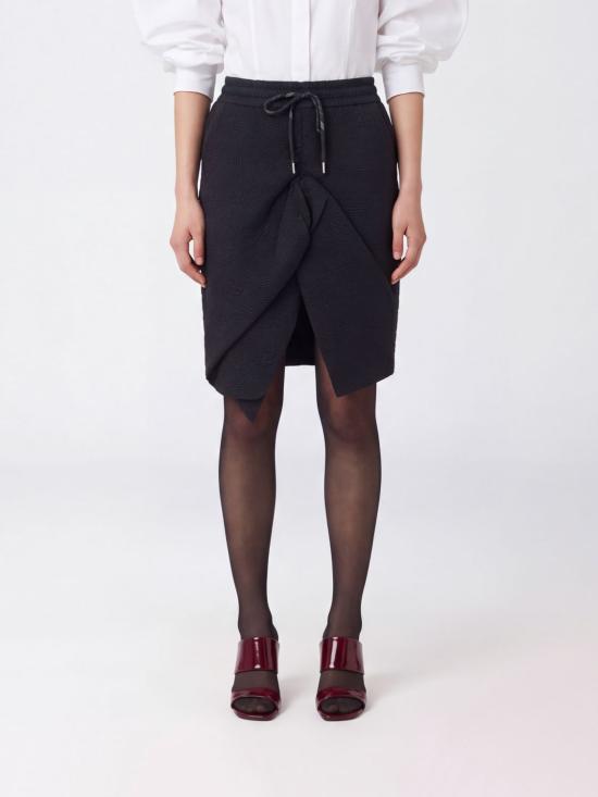 26FW 비비안웨스트우드 스커트 1K01003KW01NR N401 Black