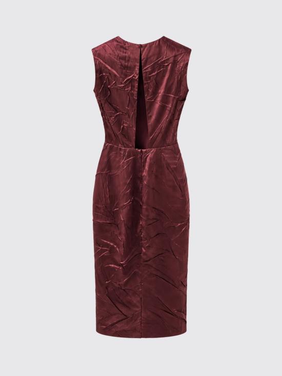 26FW 막스마라 롱 원피스 2621226054600 003 Burgundy - MAX MARA