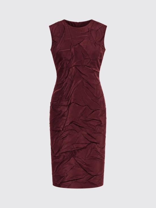 26FW 막스마라 롱 원피스 2621226054600 003 Burgundy - MAX MARA