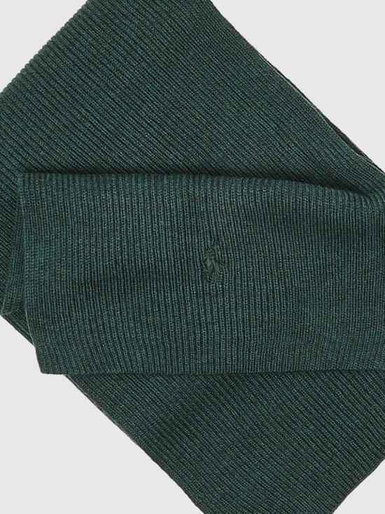 26FW 폴로 랄프로렌 포니 로고 자수 립 니트 스카프 710886136 502 Green - POLO RALPH LAUREN