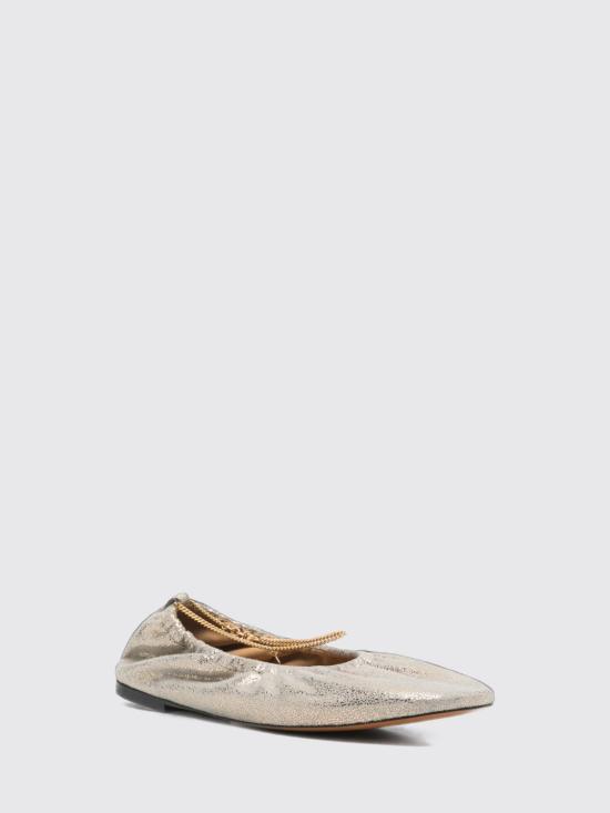 26FW 스텔라 맥카트니 플랫 슈즈 810659E00330 T702 Silver - STELLA MCCARTNEY