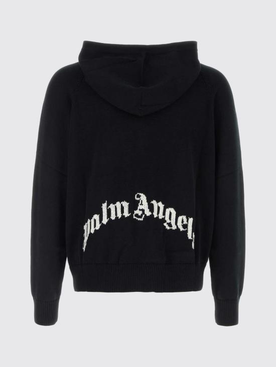 26FW 팜앤젤스 후드 티셔츠 PAMHU001KN001 1003 Black - PALM ANGELS
