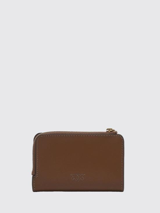 26FW 핑코 지갑 106206A0F1 M37Q Leather - PINKO