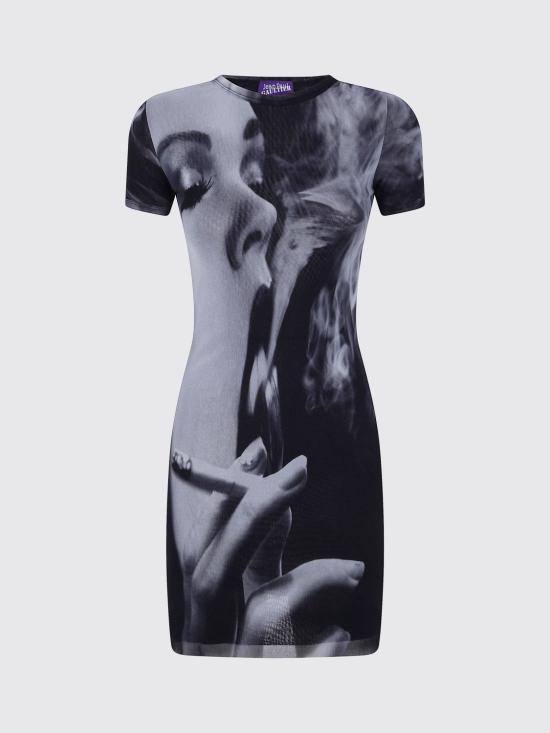 26FW 장 폴 고티에 롱 원피스 2604WDR192M031P 000201 Black - JEAN PAUL GAULTIER