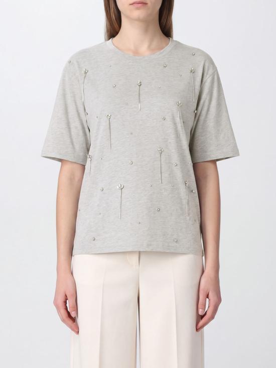 26FW 리우조 반팔 티셔츠 WF6398JS904 L9349 Grey