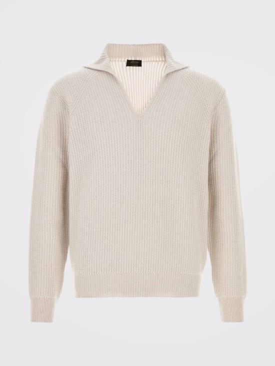 26FW 브리오니 폴로 티셔츠 UMUW0LOEK08 9500 Sand - BRIONI