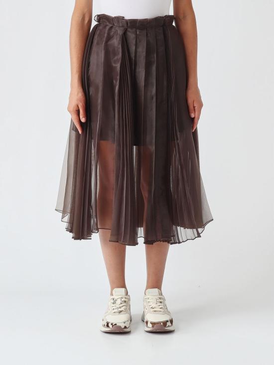 26FW 메이메이즈 스커트 M6IAI1 481 Cocoa