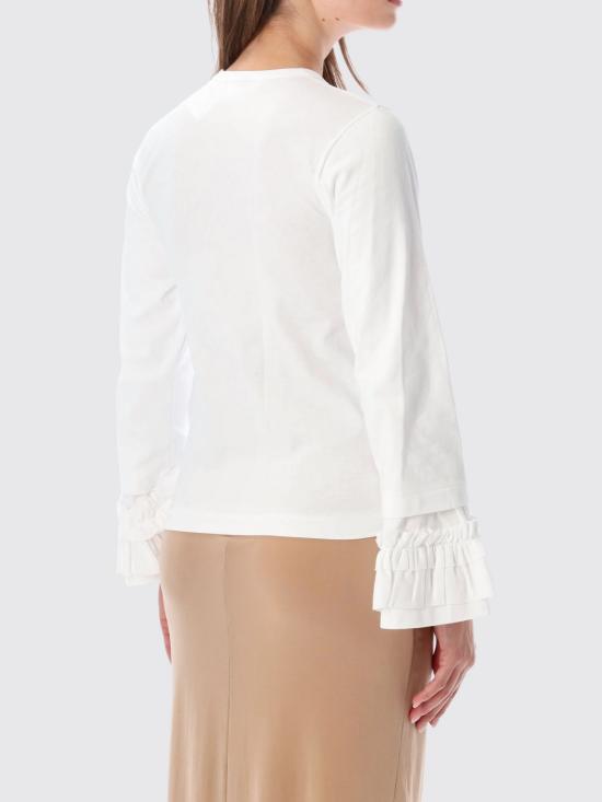 26FW 꼼데가르송 반팔 티셔츠 NRT002 1 White - COMME DES GARCONS