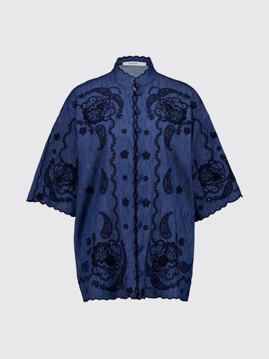 26FW 짐머만 셔츠 8360TSS261 RWBLU Blue - ZIMMERMANN