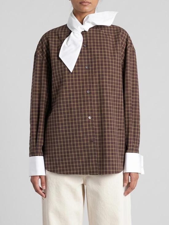 26FW 마르니 셔츠 CAMA0706QSUTC689 CHM61 Brown