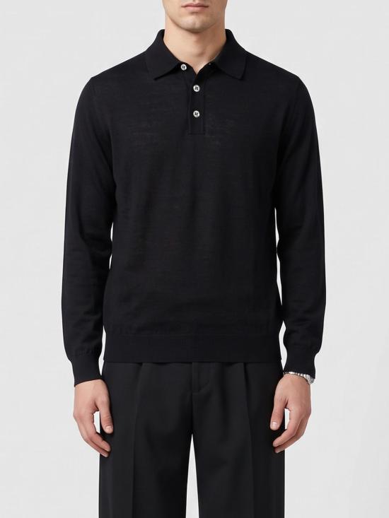 26FW 라르디니 폴로 티셔츠 CNLPML62CN64021 999 Black