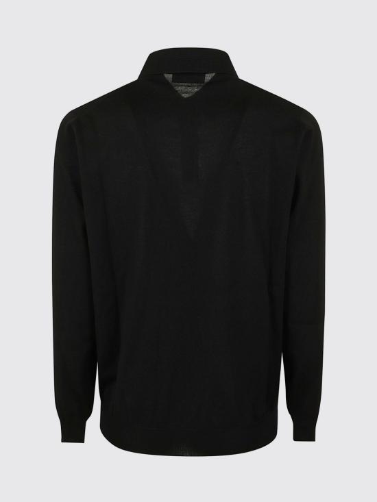 26FW 라르디니 폴로 티셔츠 CNLPML62CN64021 999 Black - LARDINI