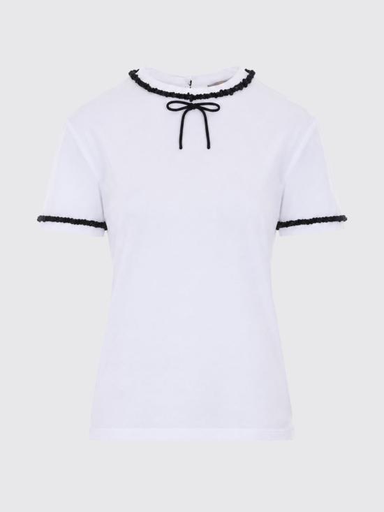 26FW 트윈셋 반팔 티셔츠 262TT2550 11271 White - TWINSET