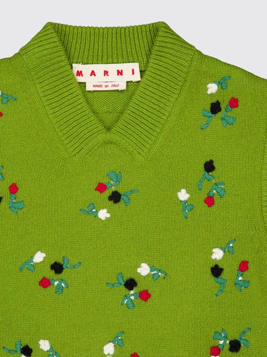 26FW 마르니 베스트 TTMD0123S0UFZ415 FLV40 Green - MARNI