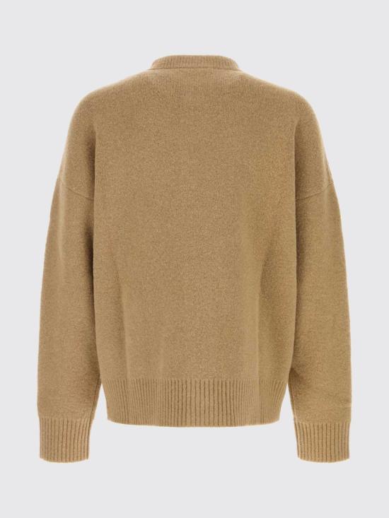 26FW 아미 ADC 하트 인타르시아 알파카 니트 가디건 UKC366KN0135 A278 Beige - AMI