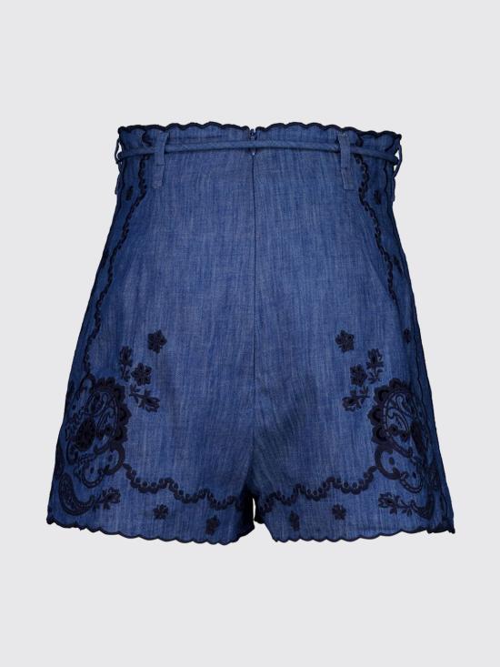 26FW 짐머만 숏팬츠 8361ASS261 RWBLU Blue - ZIMMERMANN