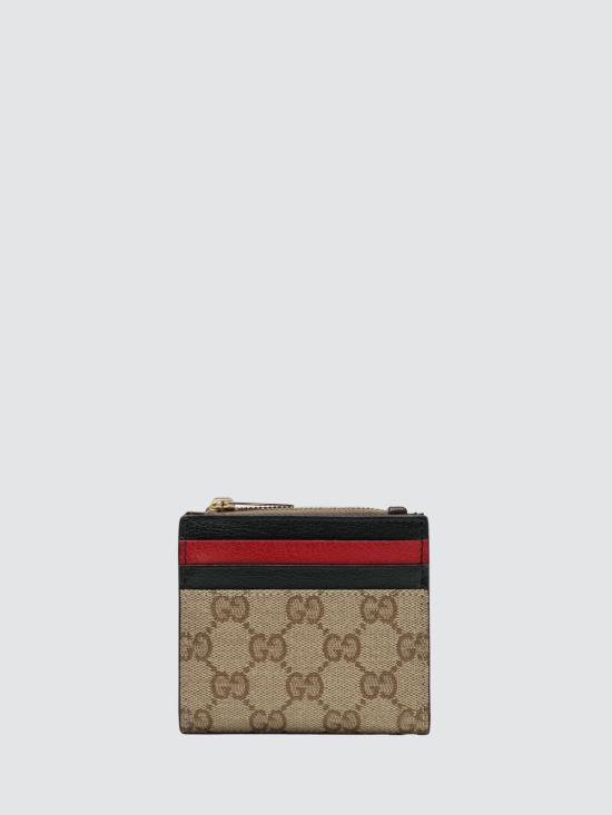 26FW 구찌 WEB GG 캔버스 지갑 A00729FAGI8 9656 Beige