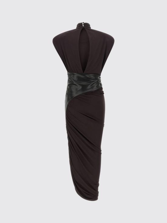 26FW 안다마네 롱 원피스 T200121ATJV053 ROUGENOIR Burgundy - ANDAMANE