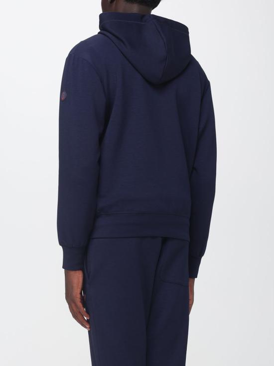 26FW 세이브더덕 후드 티셔츠 DF1171MGLEE23 90000 Blue - SAVE THE DUCK