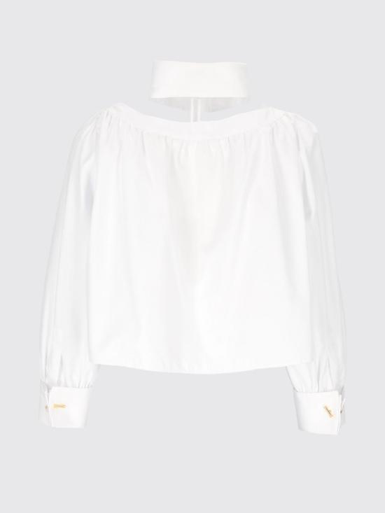 26FW 엘리자베타프랜치 셔츠 CA17566E2 100 White - ELISABETTA FRANCHI