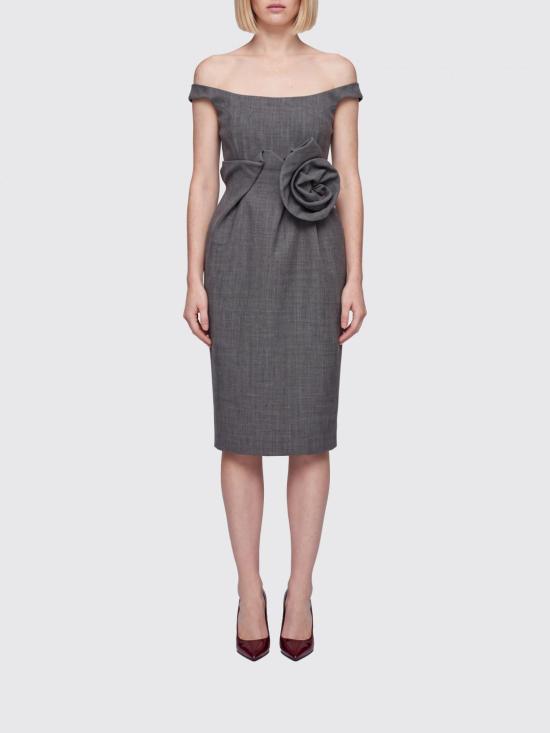 26FW 마그다뷰트림 롱 원피스 263926 Grey