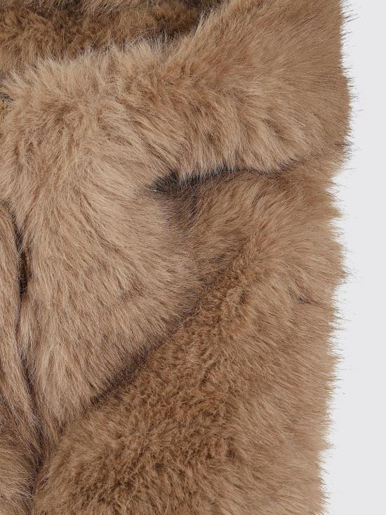 26FW 에르노 퍼 후드 머플러 워머 SCP00041D12908 1985 White - HERNO