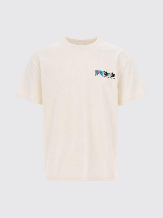 26FW 루드 반팔 티셔츠 RHPF26TT12012 3161 White - RHUDE