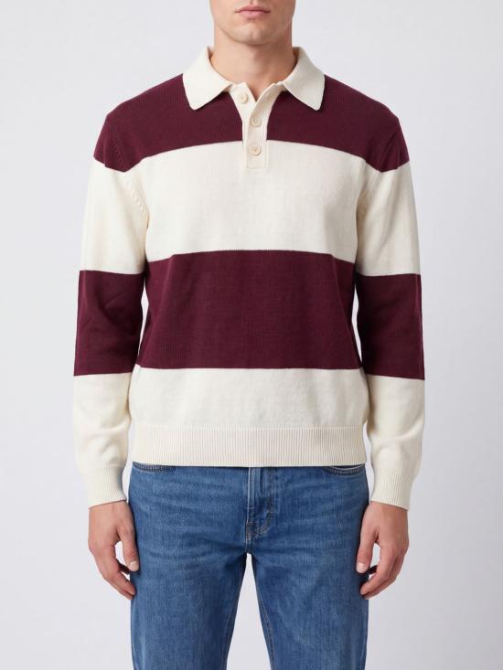 26FW 아페쎄 폴로 티셔츠 WVBEXM23011 TGC Burgundy