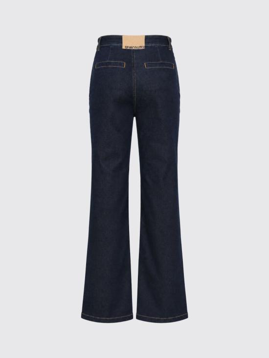 26FW 세미쿠튀르 데님 팬츠 Y6WY26 JNS14 Grey - SEMI-COUTURE