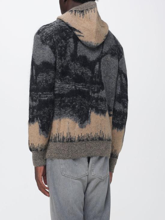 26FW 라니우스 후드 티셔츠 F6LAMAKH045 100 Grey - LANEUS