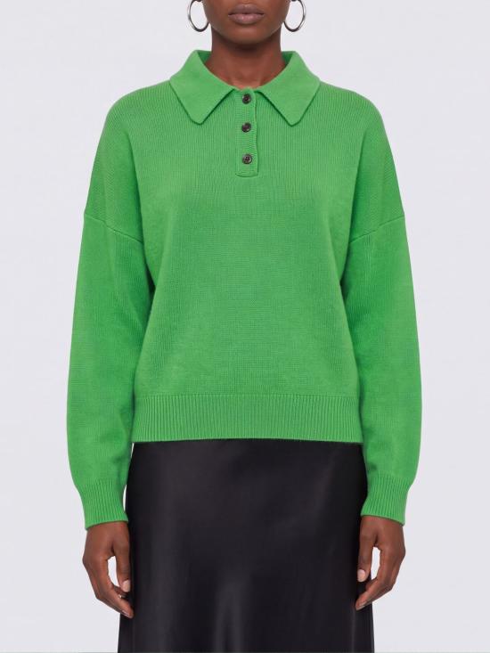 26FW 리사 양 폴로 티셔츠 2026054 BAS Forest Green