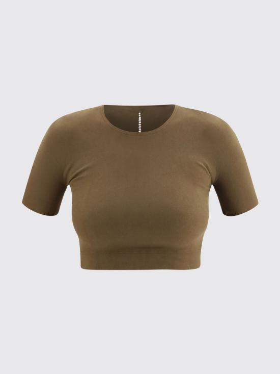 26FW 월포드 탑 53501 6615 Olive - WOLFORD