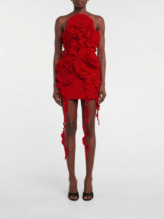 26FW 블루마린 롱 원피스 RF6046T88642A841A X0824 Red